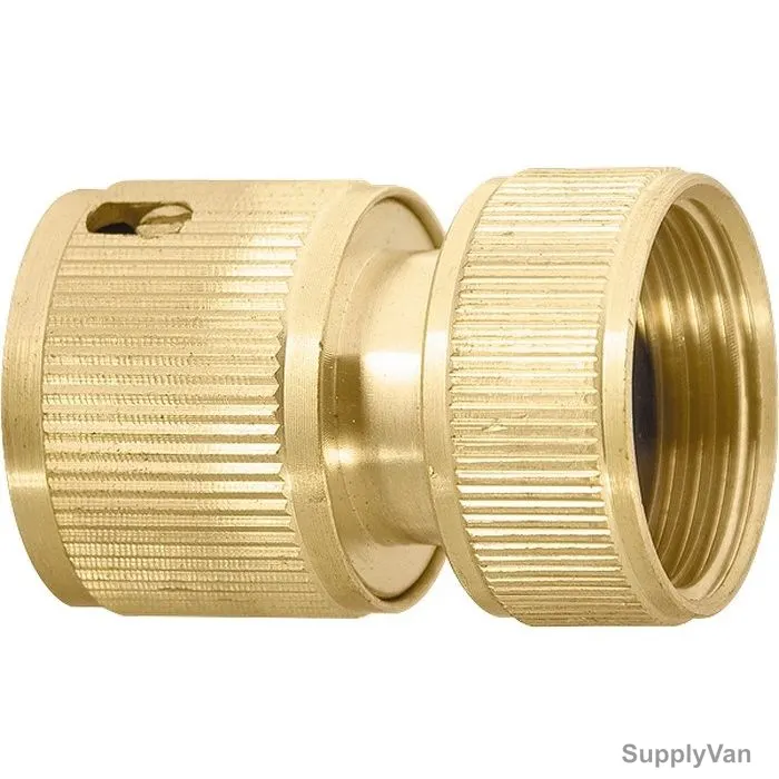 Palisad Hose Connector, 662558, Brass, Female Thread, 3/4 Inch