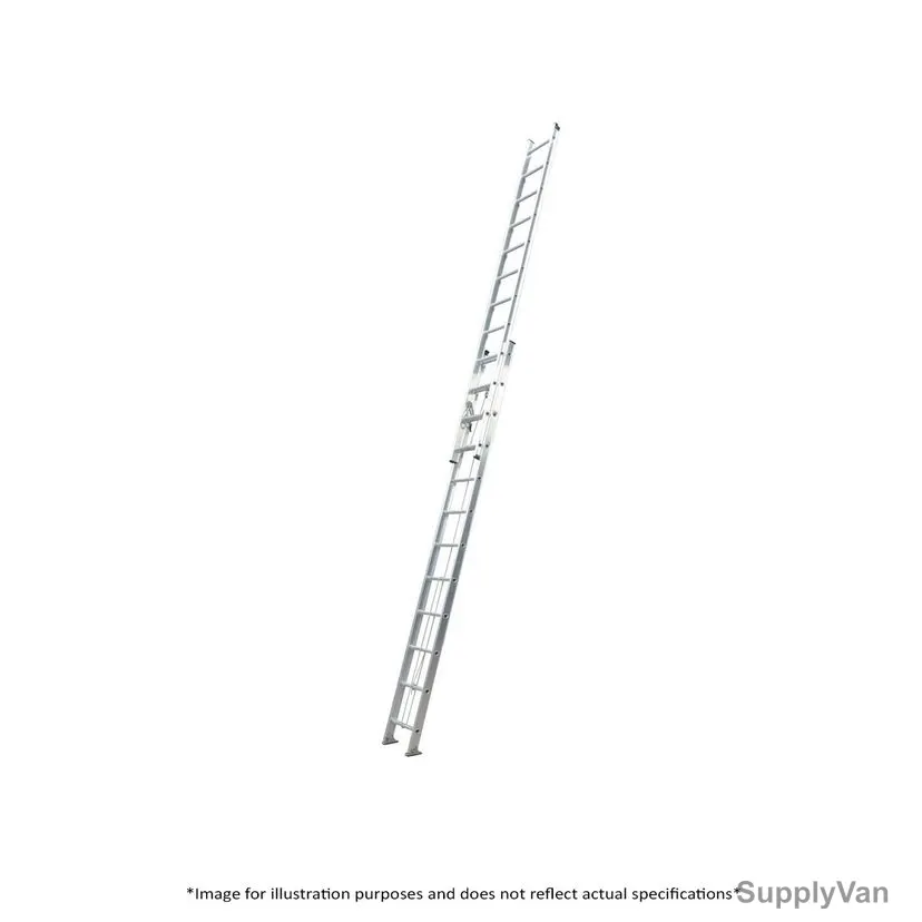 Unique Aluminium Extension Ladder, USAEXL-16, 16+16 Steps, 150 Kg — image 1