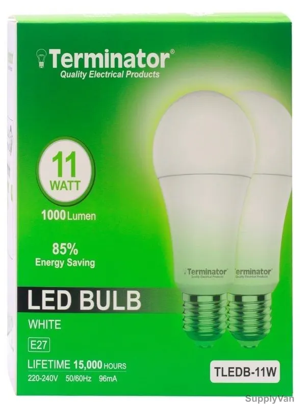 Terminator LED Bulb, TLEDB-11W-2, 96 mA, 11W, 1000 LM