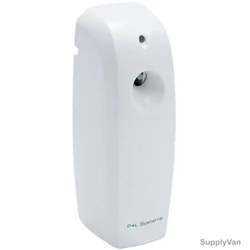 P and L Systems Washroom Aerosol Dispenser, LCD Display, 270ML, White
