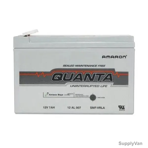Amaron Quanta Lead Acid Battery, 12AL007, 12VDC, 7Ah