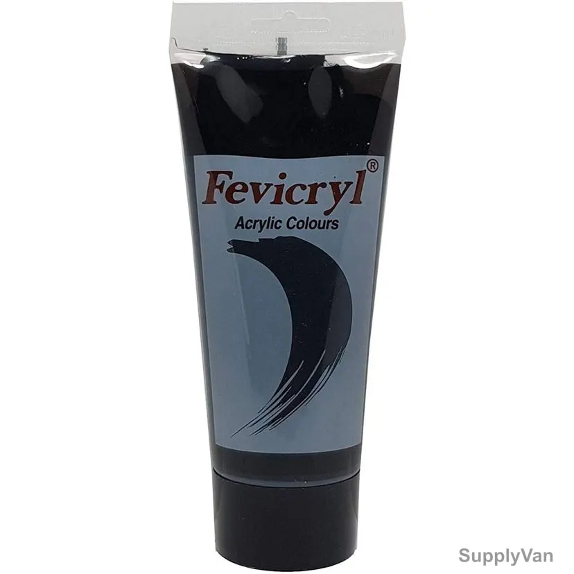 Pidilite Acrylic Color, AC20, Fevicryl, 200 ML, Mars Black