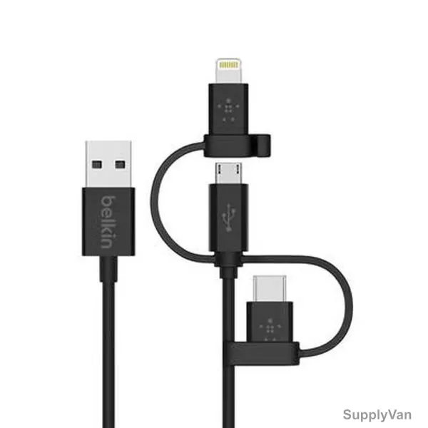 Belkin Universal USB Cable, F8J050BT04-BLK, 1.2 Mtrs, Black — image 1