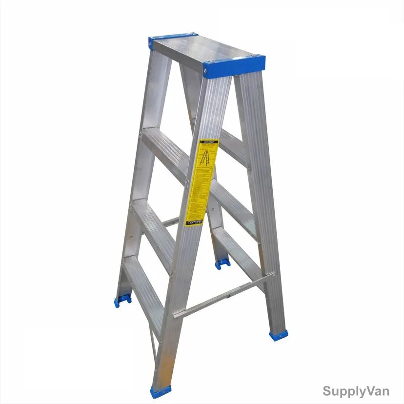 Topman Two Way Ladder, TWAL4, Aluminium, 4 Steps, 110 Kg Weight Capacity — image 1