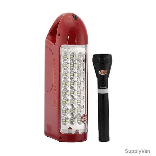 Olsenmark Emergency Lantern With Flashlight, OMEFL2620, 220-240V, 2000mAh