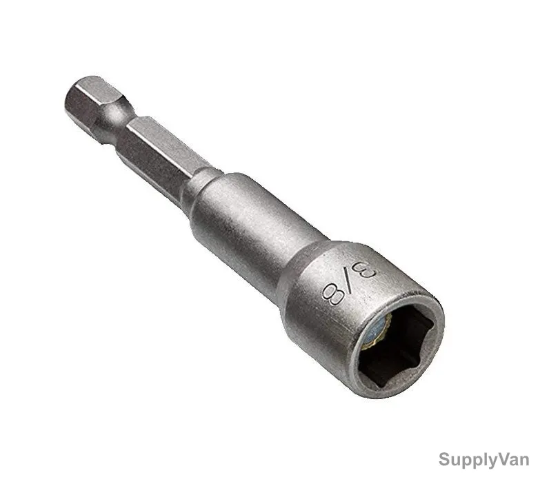 Tuf-Fix Magnetic Nut Setter, TFXMBH865, Alloy Steel, 8 x 65MM, PK10