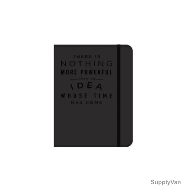 Navneet HQ Journal Casebound Notebook, NAV85500, A6, 96 Sheets, Black  — image 1