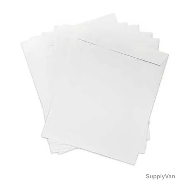 Business Envelope, Paper, 100 GSM, 12 x 10 Inch, White
