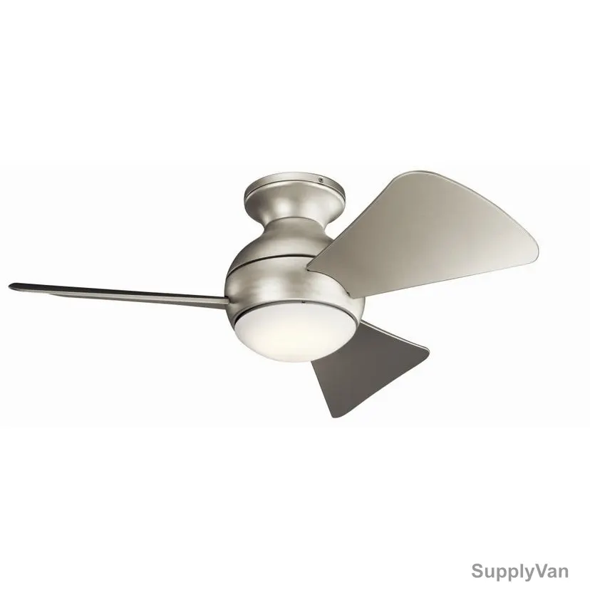Kichler Ceiling Fan, KLF-SOLA-34-BN, Sola, 3 Blade, 34 Inch, Brushed Nickel
