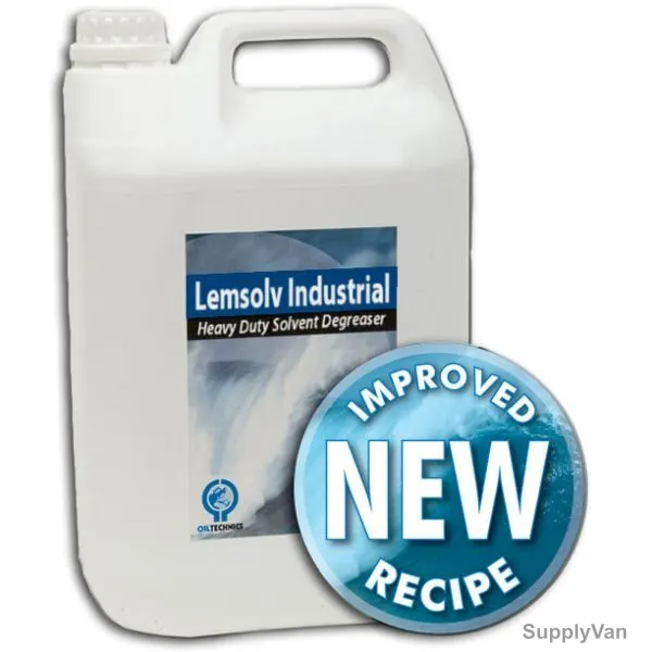 Oil Technics Lemsolv Industrial Heavy Duty Solvent Degreaser, Citrus Based, 5 Ltrs — image 1