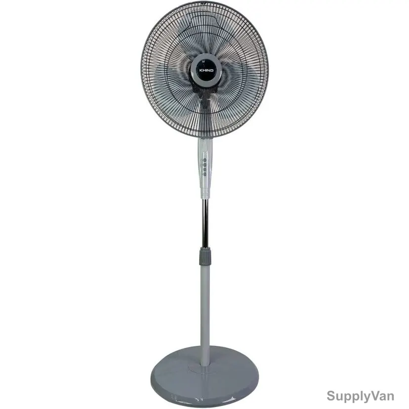 Khind Pedestal Tower Fan, SF16J15, 16 Inch, 50W, Winter Grey