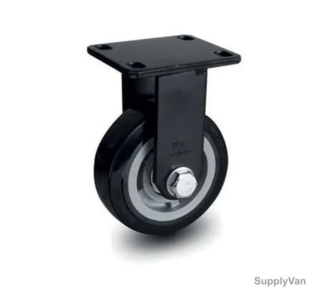 NSF Germany Fix Plate Caster, 8-423P200, Heavy Duty, 20CM, 1000KG