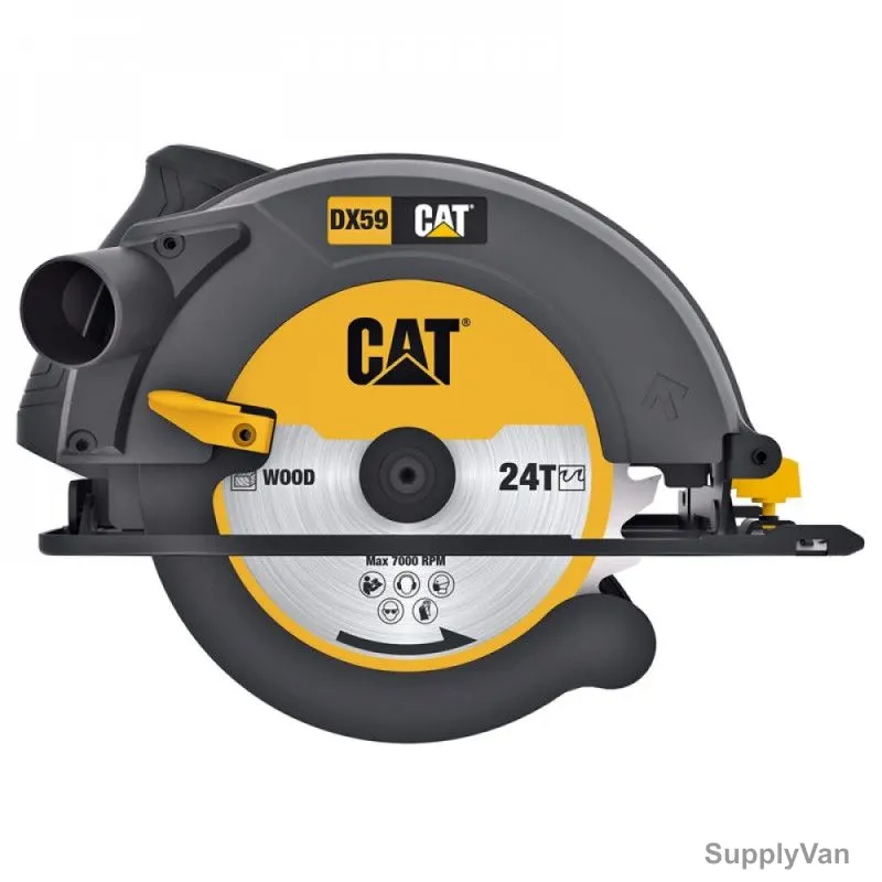 Caterpillar Circular Saw, DX59, 1400W, 5800 RPM, 185MM Blade Dia — image 1