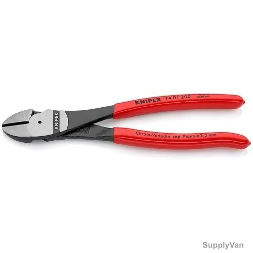 Knipex Diagonal Cutting Nipper, 7401200, 200MM