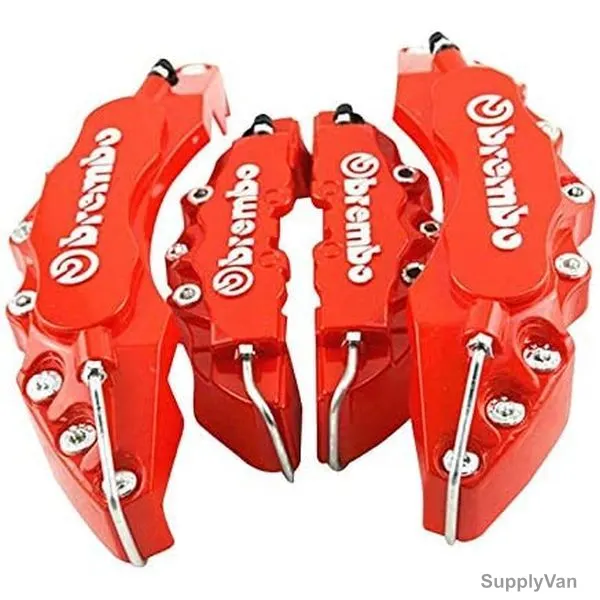 Brembo Front And Rear Disc Brake Caliper Cover, ABS Plastic, Red, 4 Pcs/Pack — image 1