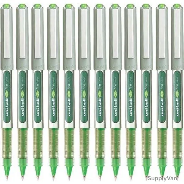 Uni-Ball Eye Fine Roller Ballpen, UB157, 0.7MM, Green, 12 Pcs/Pack — image 1