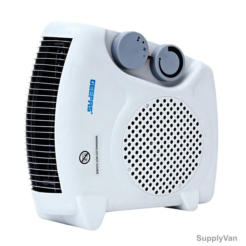 Geepas Fan Heater, GFH9520, 1000W/2000W, White — image 1