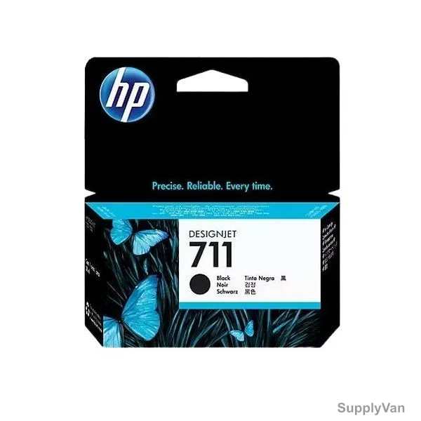 Hp DesignJet Ink Cartridge, CZ129A, 711, 38ML, Black
