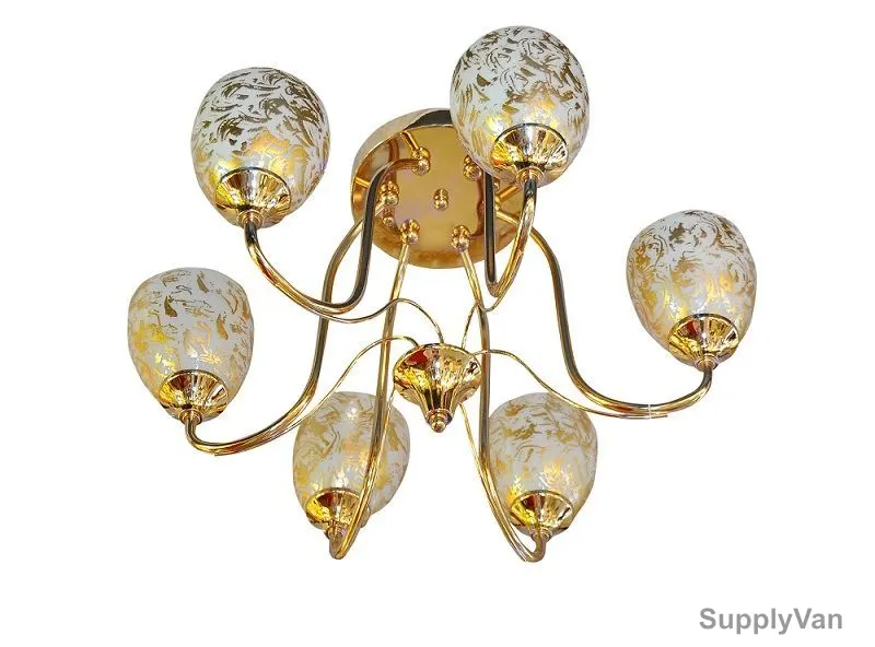 Syv Ceiling Light, Stormo, 60W, Gold