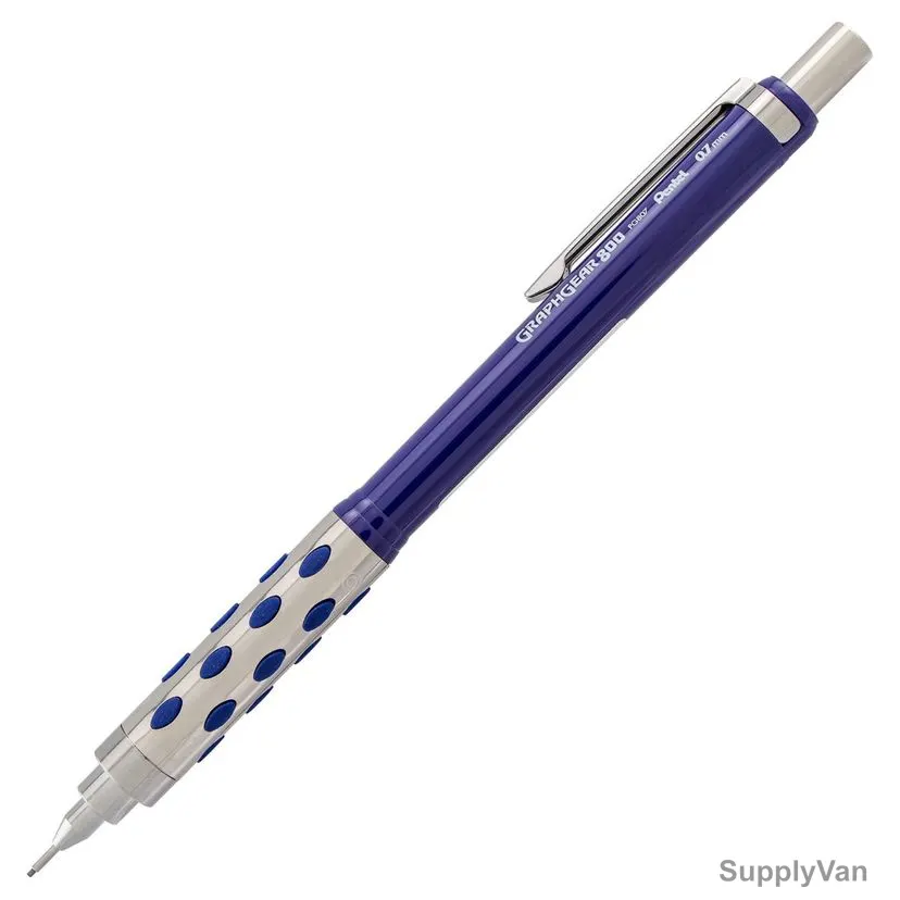 Pentel Mechanical Pencil, PE-P365S-C, Cushi, 0.5MM, Blue, 12 Pcs/Pack