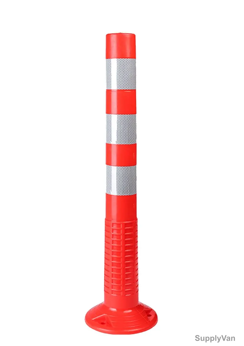 Flexible Post, HF24010, Polyurethane, 75CM, Orange and Silver