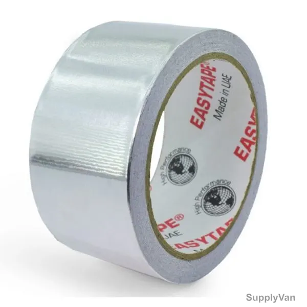 Easytape Aluminum Foil Tape, 3 Inch Width x 20 Yards Length, Silver