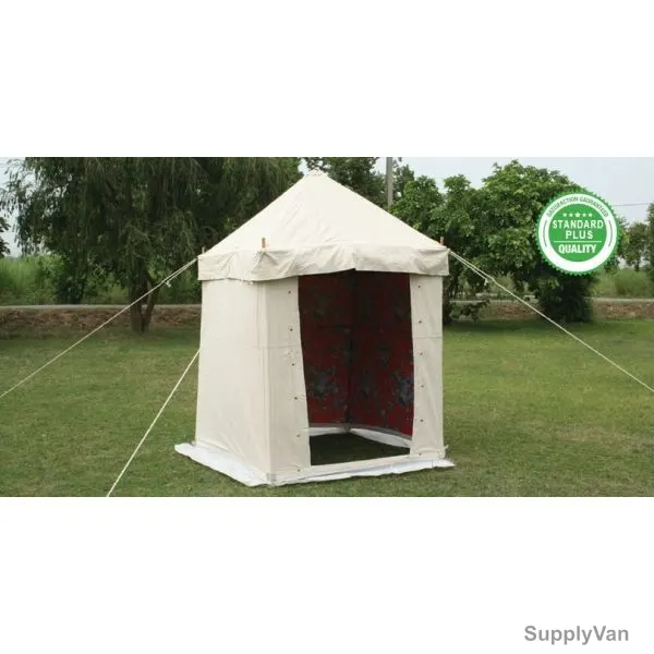 Bath Tent, AMT-131, Wood Stick, 5 x 5 Feet, White