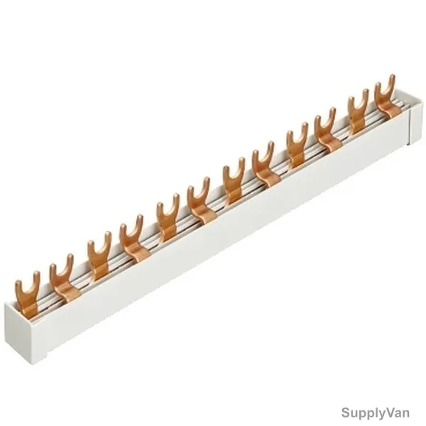 Pollmann 12-Fork Distribution Board Busbar, 3P, 63A, 3 x 10 SQ.MM