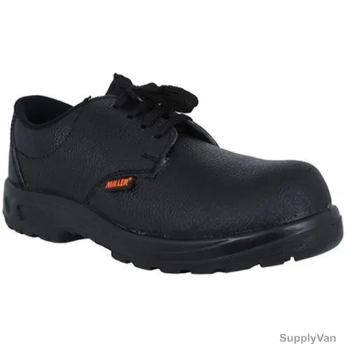 Miller Low Ankle Safety Shoes, UTO, Leather, S3, Size38, Black