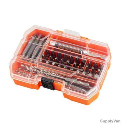 Black and Decker Drill and Screw Bit Set, A7234-XJ, 45PCS