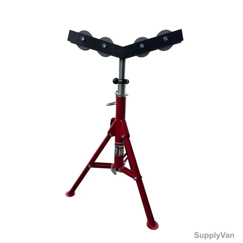 Macstroc Heavy Duty Big V-Head Pipe Stand For 4-36 Inch Pipe, MBHS36, 3 Ton Loading Capacity — image 1