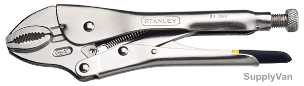 Stanley Curved Jaw Locking Plier, 1-84-369, 10 Inch