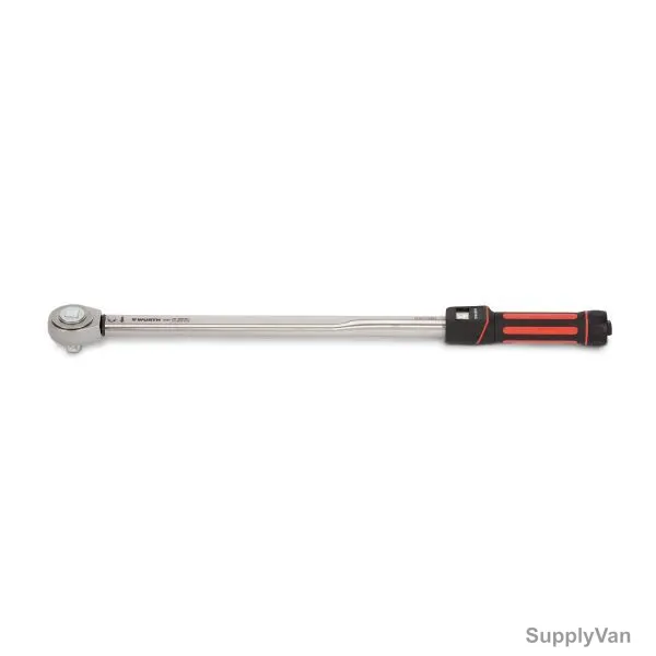 Wurth Push-Through Torque Wrench, 07147124, 1/2 Inch Square Drive, 60-300 Nm