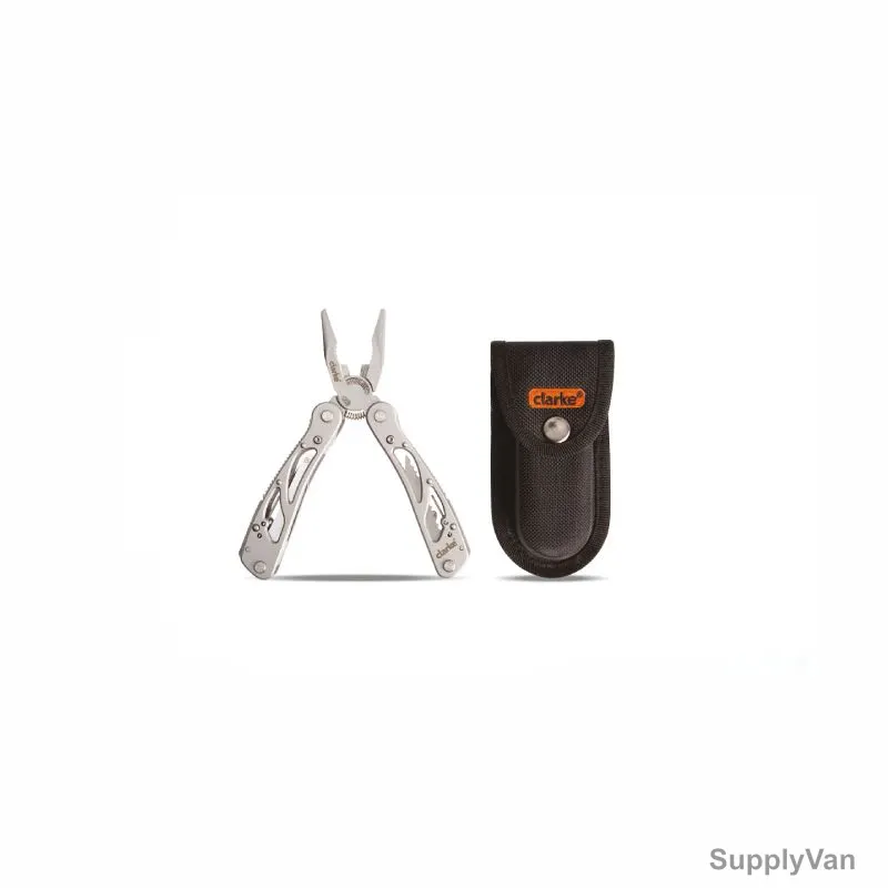 Clarke 12 In 1 Multi-Tool, CMT12, Silver