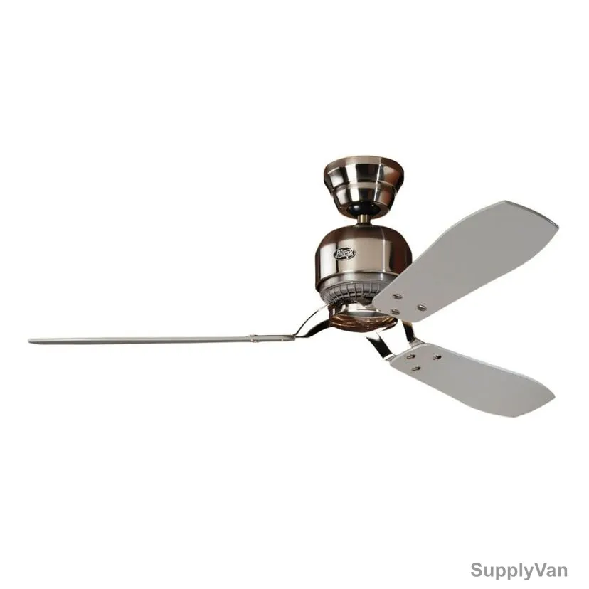 Hunter Ceiling Fan, 24542, Industrie II, 3 Blade, 132CM, Brushed Chrome