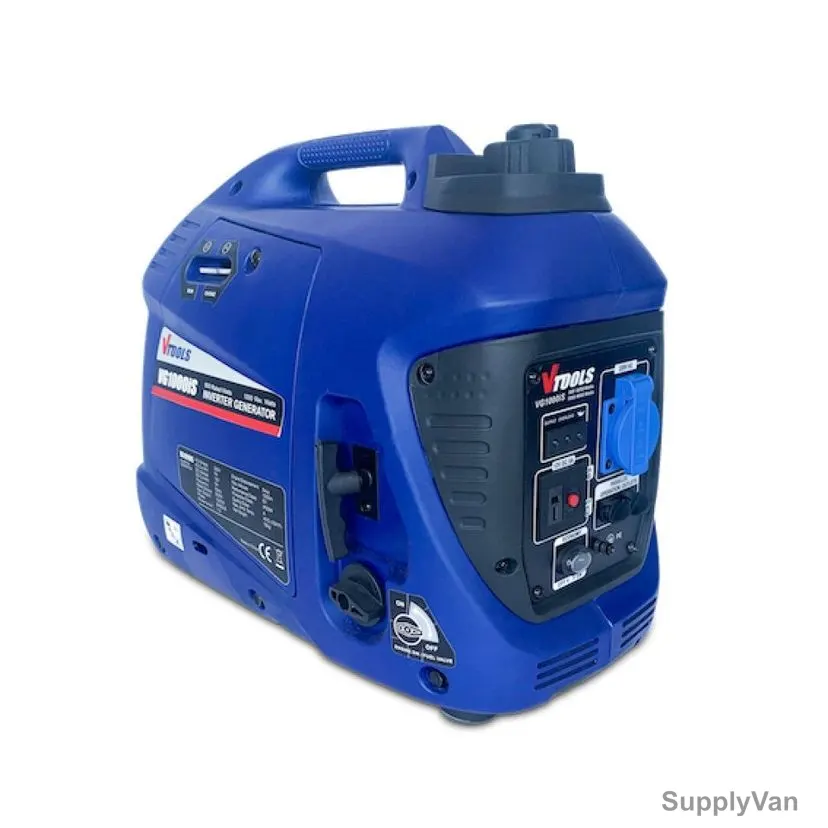 Vtools Portable Gasoline Inverter Generator, VG1000IS, 54CC, 1000W