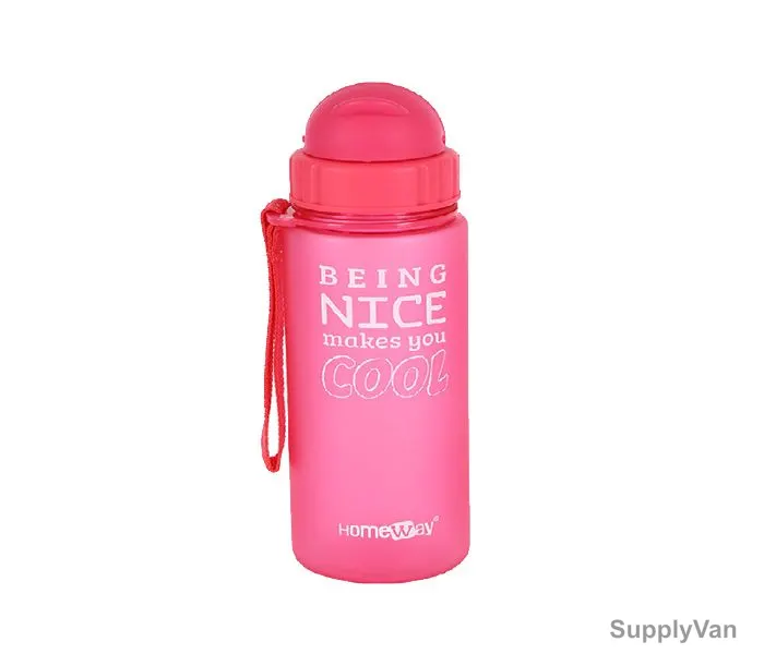 Homeway Water Bottle, HW-2701, 500ML, Pink