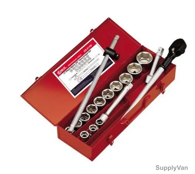Genius SAE Hand Socket Set, GS-617S, 17PCS