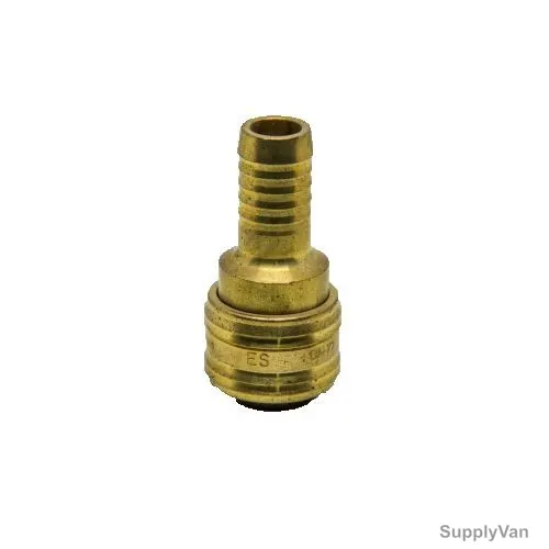 Ludecke Coupling, ESN-6T, Brass, Hose Barb Thread, 6MM