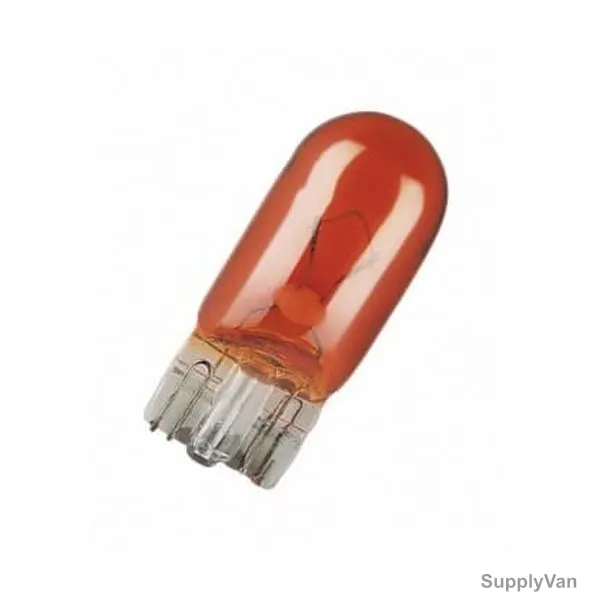 Osram Automotive Signal Bulb With Glass Wedge Base, 2827, W2.1x9.5d, 12V, 5W, WY5W ECE Category