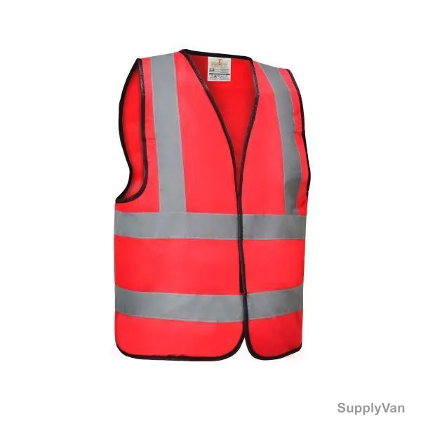 Empiral Safety Vest, E108083701, Glitter, Red, S — image 1