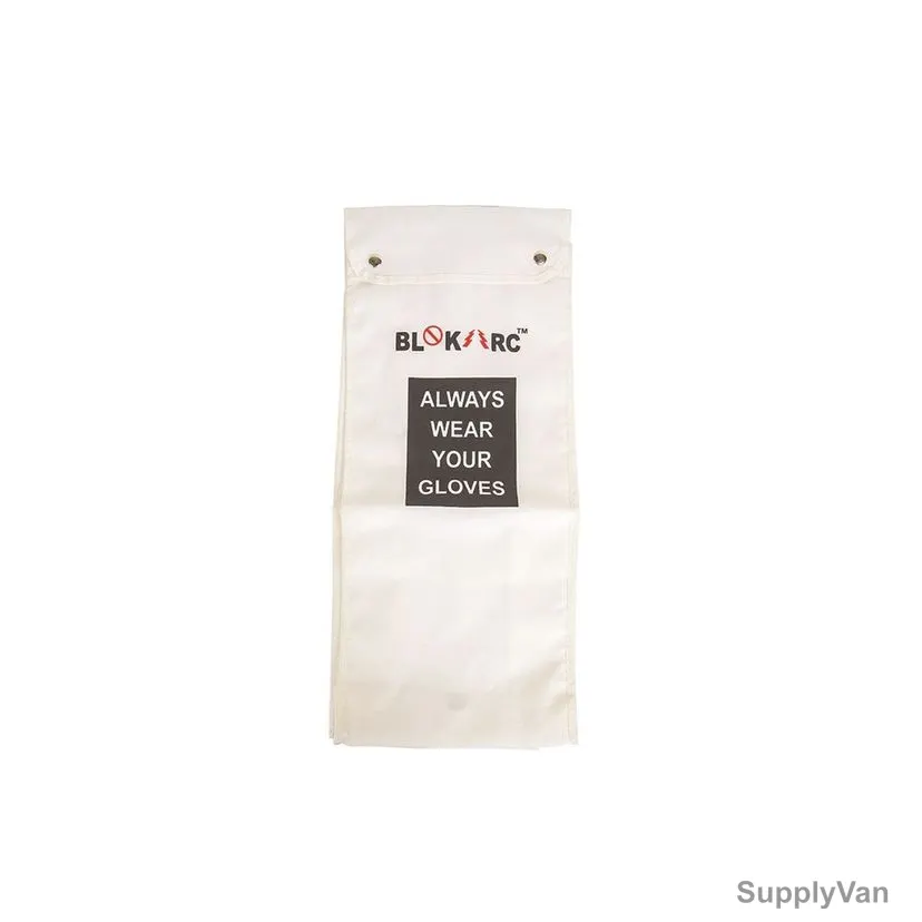 Blokarc Glove Carry Bag, GCB-CL2-BLOKARC, Canvas, 400 x 220MM, White