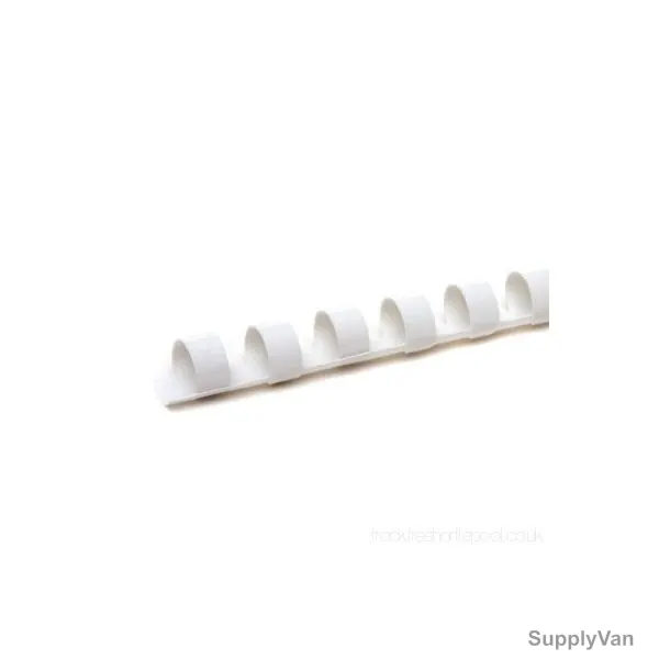 PSI Binding Ring, PSBR12WH, A4, Plastic, 12MM, White, PK100