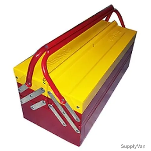Alam-Tech Toolbox, AMTB21HD, Metal , 21 Inch, Red and Yellow