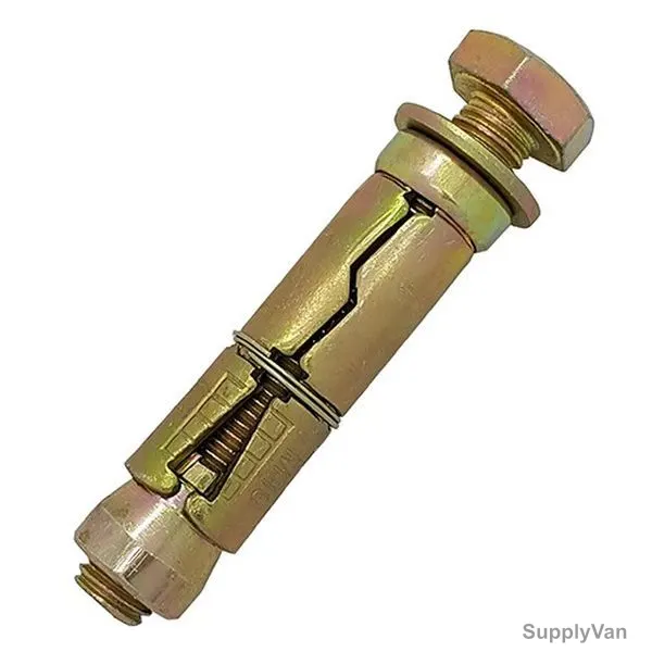 Essar Bolt Anchor, M6, Gold, 100 Pcs/Pack