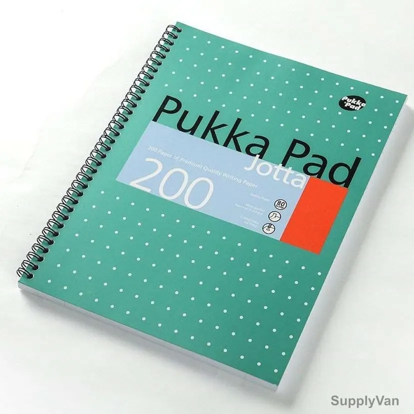 Pukka Pad Ruled Wiro Notebook, A4, 80 Gsm, 200 Pages