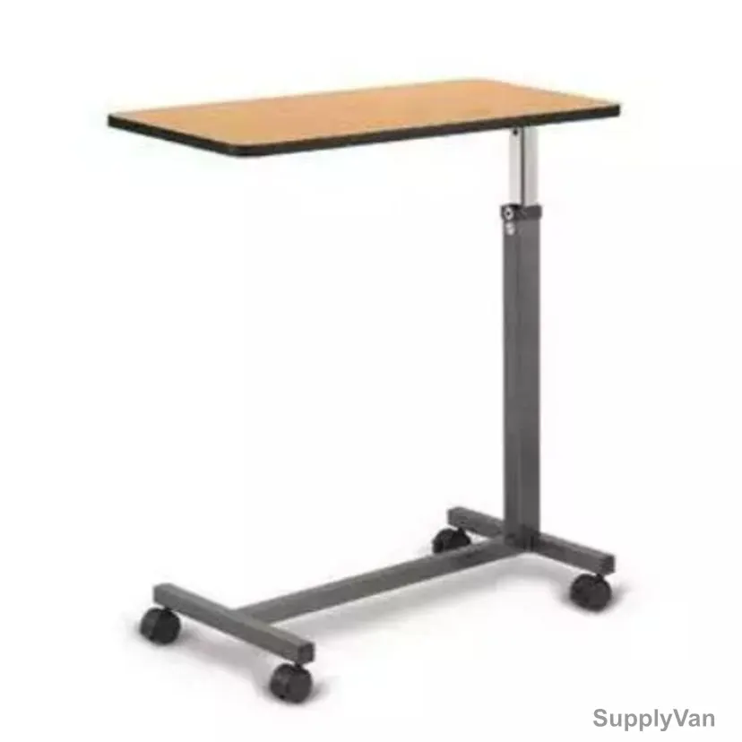 Hospital Over Bed Table, SP4, 87CM Height, 40.5CM Top Length x 12.5CM Bottom Length — image 1
