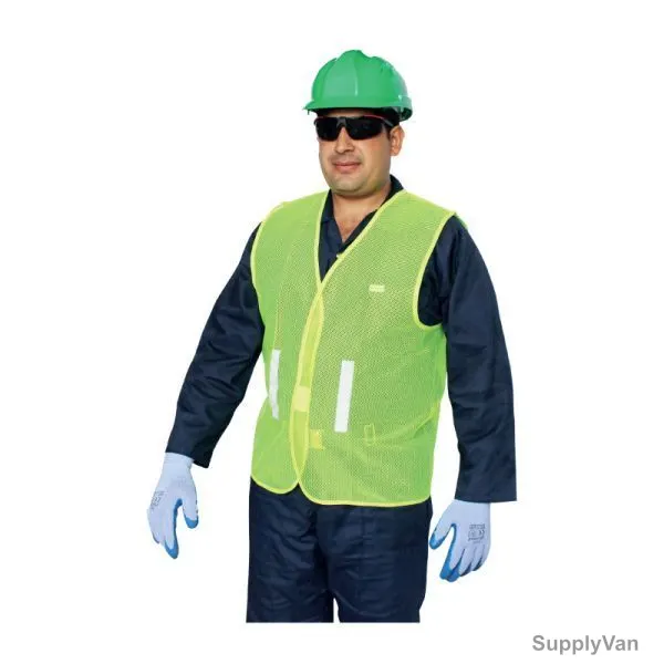 Vaultex Reflective Vest, PRM, 45GSM, L, Yellow