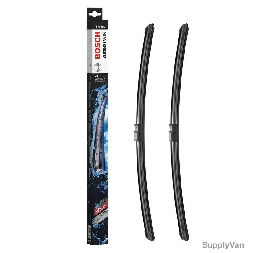 Bosch Windshield Wiper Blade, 3397118938, Aerotwin, 22/22 Inch, Black, 2 Pcs/Set