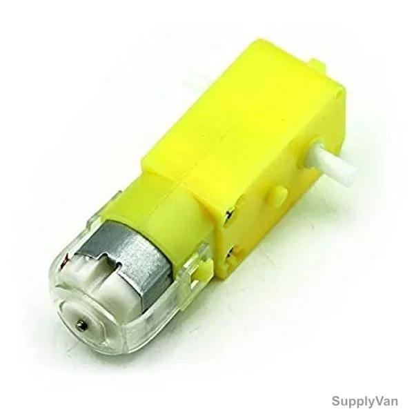 DC Geared Motors for Robots Straight Shaft, 4.5V, Yellow